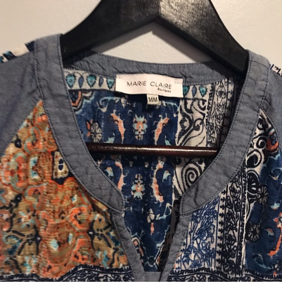 2 for $20 Marie Claire Sleeveless Blouse Medium - Picture 5 of 8